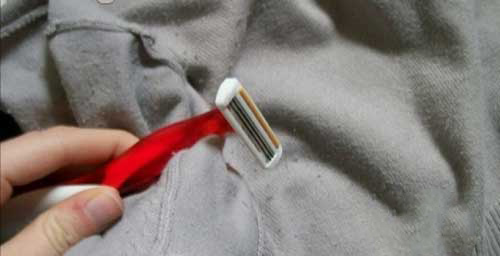 定做工作服装面料起毛球的处理方法