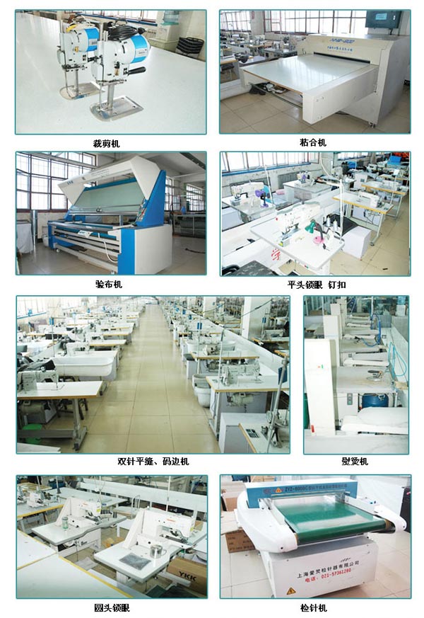 工作服定做厂家制衣设备展示图