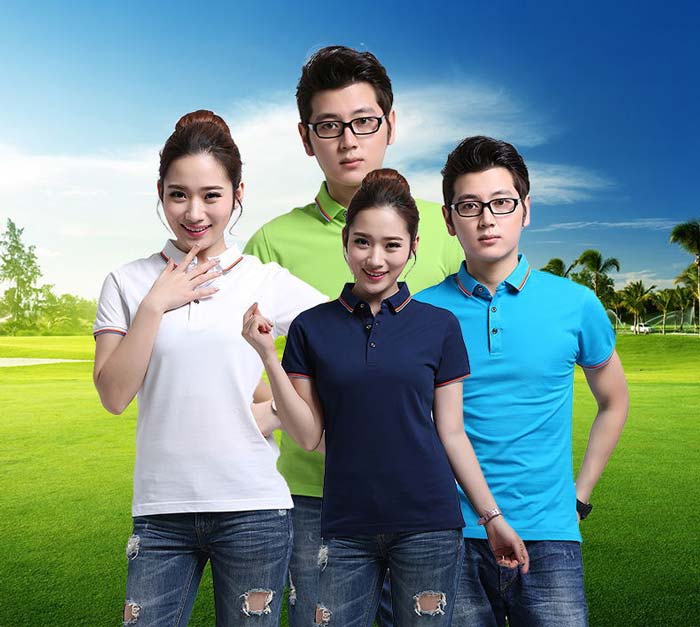 高档男/女短袖polo衫定制
