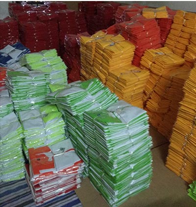 深圳龙华工衣订做厂家之包装好的工衣成品